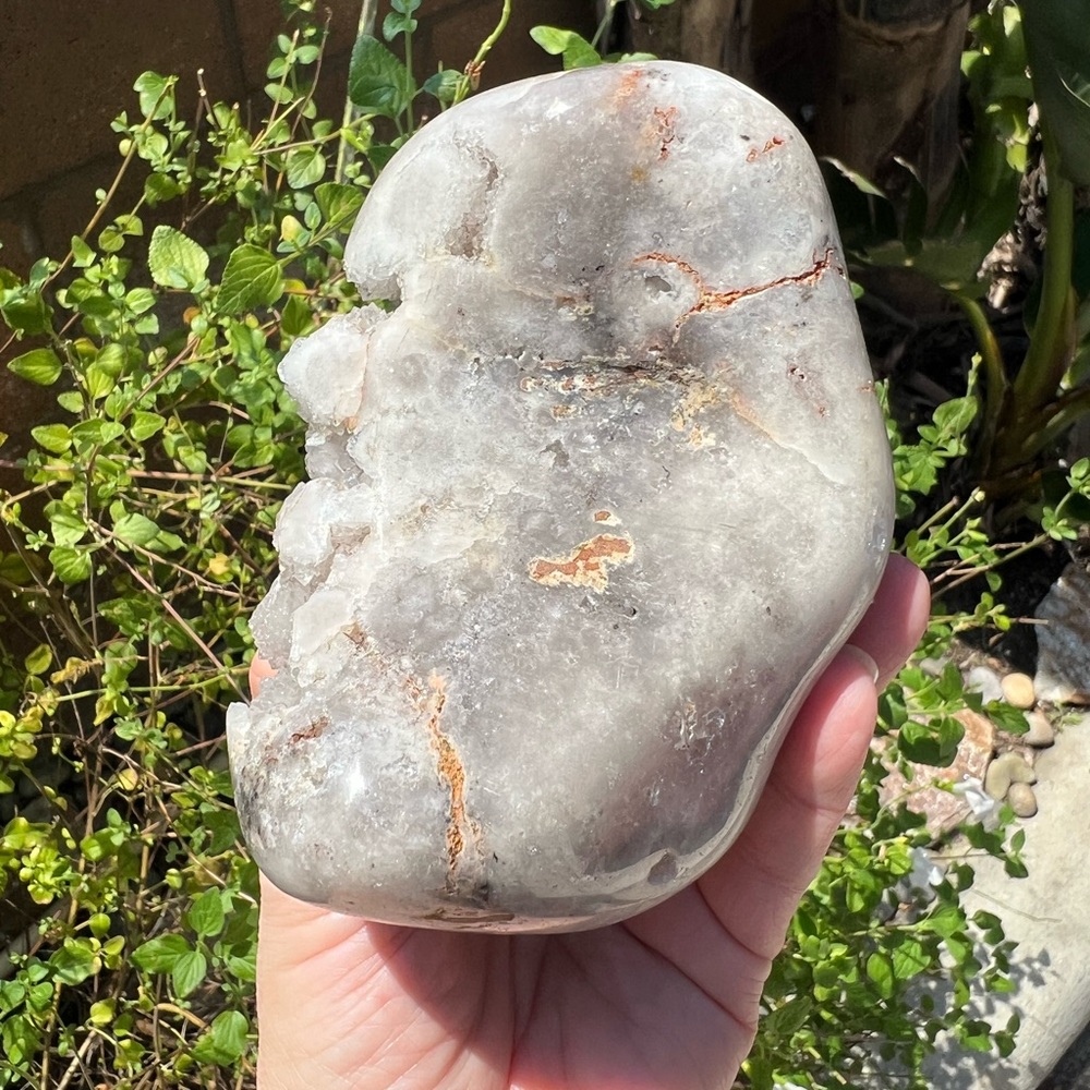 Quartz Crystal bubble druzy Freeform. Sparkly - Picture 4 of 8